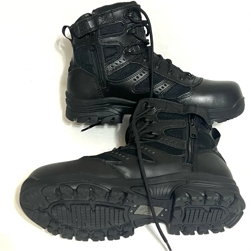 Thorogood Men Leather Side Zip Waterproof Boots